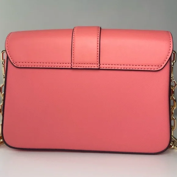 Michael Kors Carmen Medium Convertible Shoulder Bag Grapefruit - Picture 5 of 14